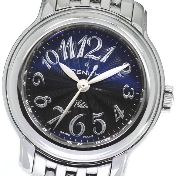 ZENITH babystar open elite 03.1220.67 black Dial Automatic Ladies Watch_810212 - Picture 1 of 6